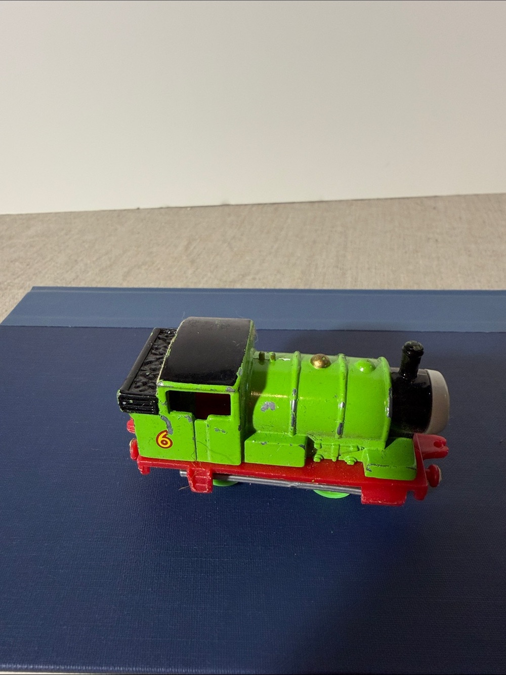 ERTL Bright Green Number 6 Thomas the Train Engine for Kids